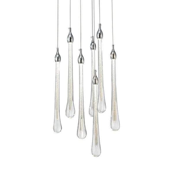 Подвесной светильник  Delight Collection Teardrop 7 chrome