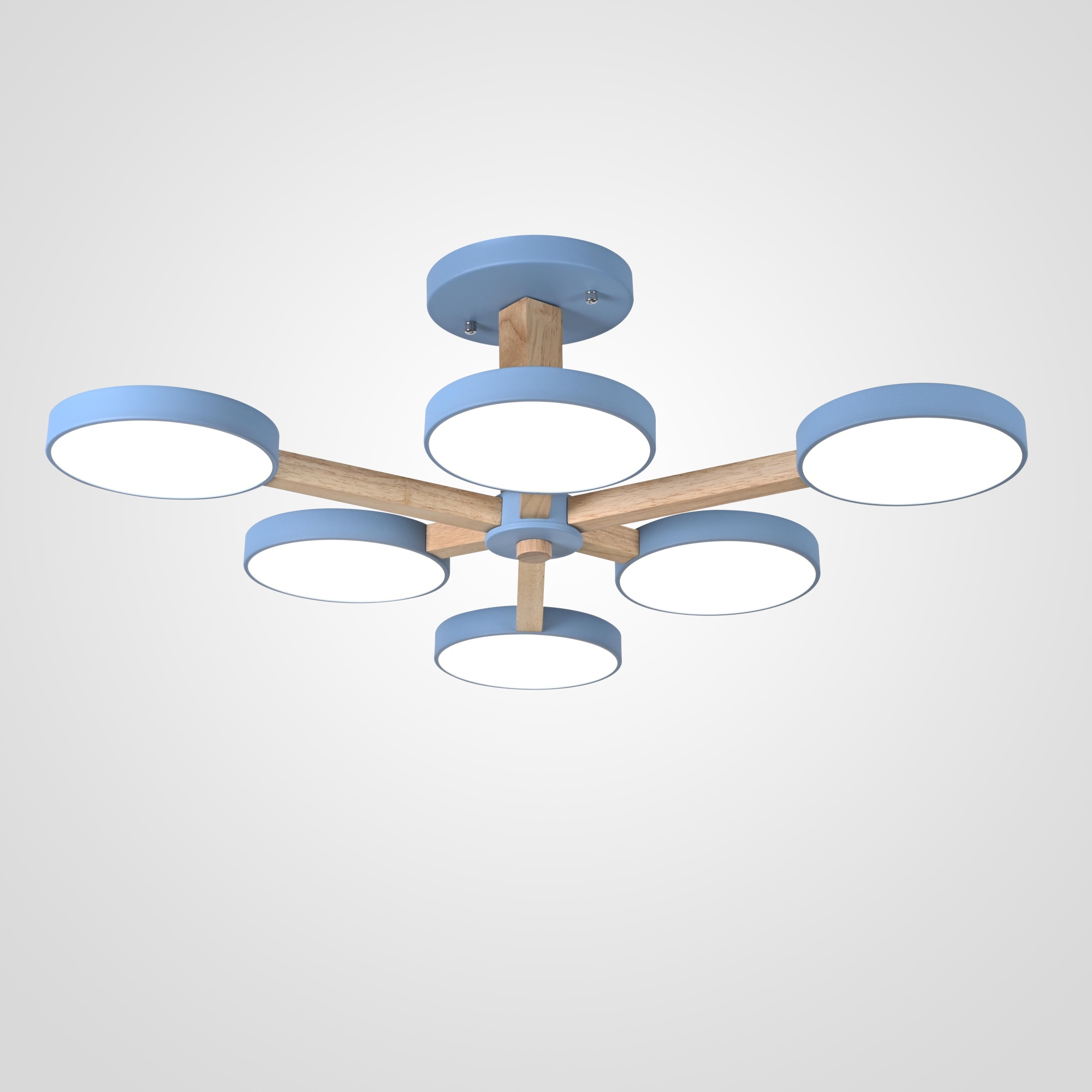 Потолочный светильник TURNA L6 Blue by ImperiumLoft