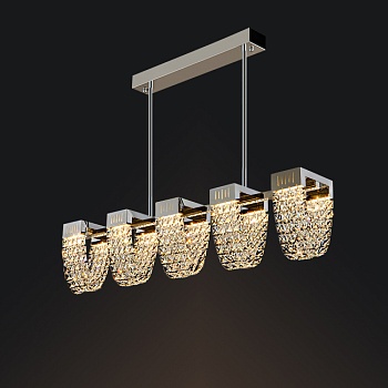 Потолочный светильник ALVARIN L L100 Chrome by ImperiumLoft