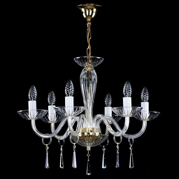 Люстра Artglass STEFANIE VIII. SWAROVSKI ELEMENTS NICKEL