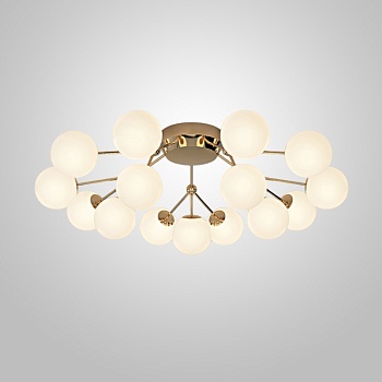 Потолочная люстра MARTIAL L15 Brass by ImperiumLoft