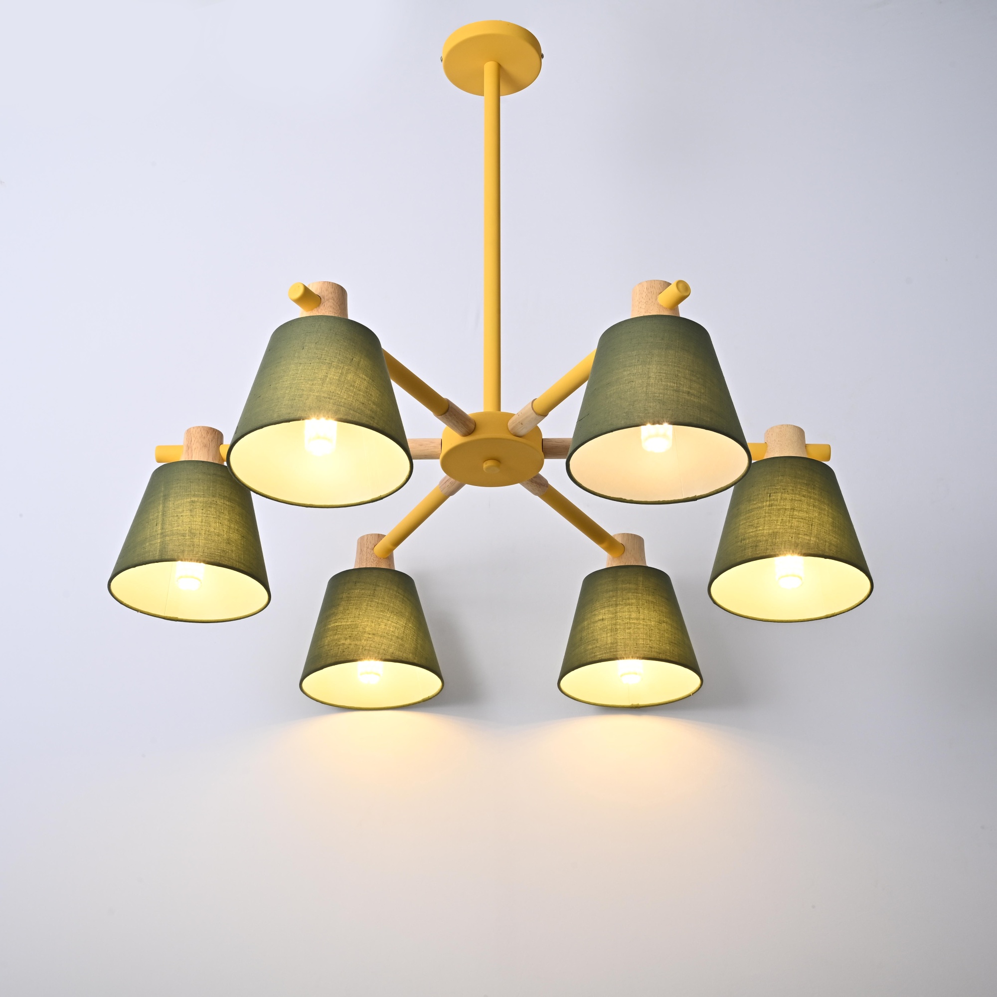 Потолочная Люстра На Штанге Natura A Green 6 By Imperiumloft