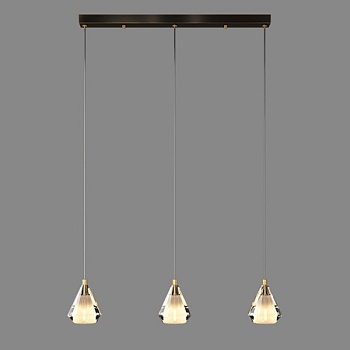 Подвесной светильник SOLDIS TRIO Black by ImperiumLoft