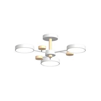 Люстра на штанге LED4U L3203-620 WH