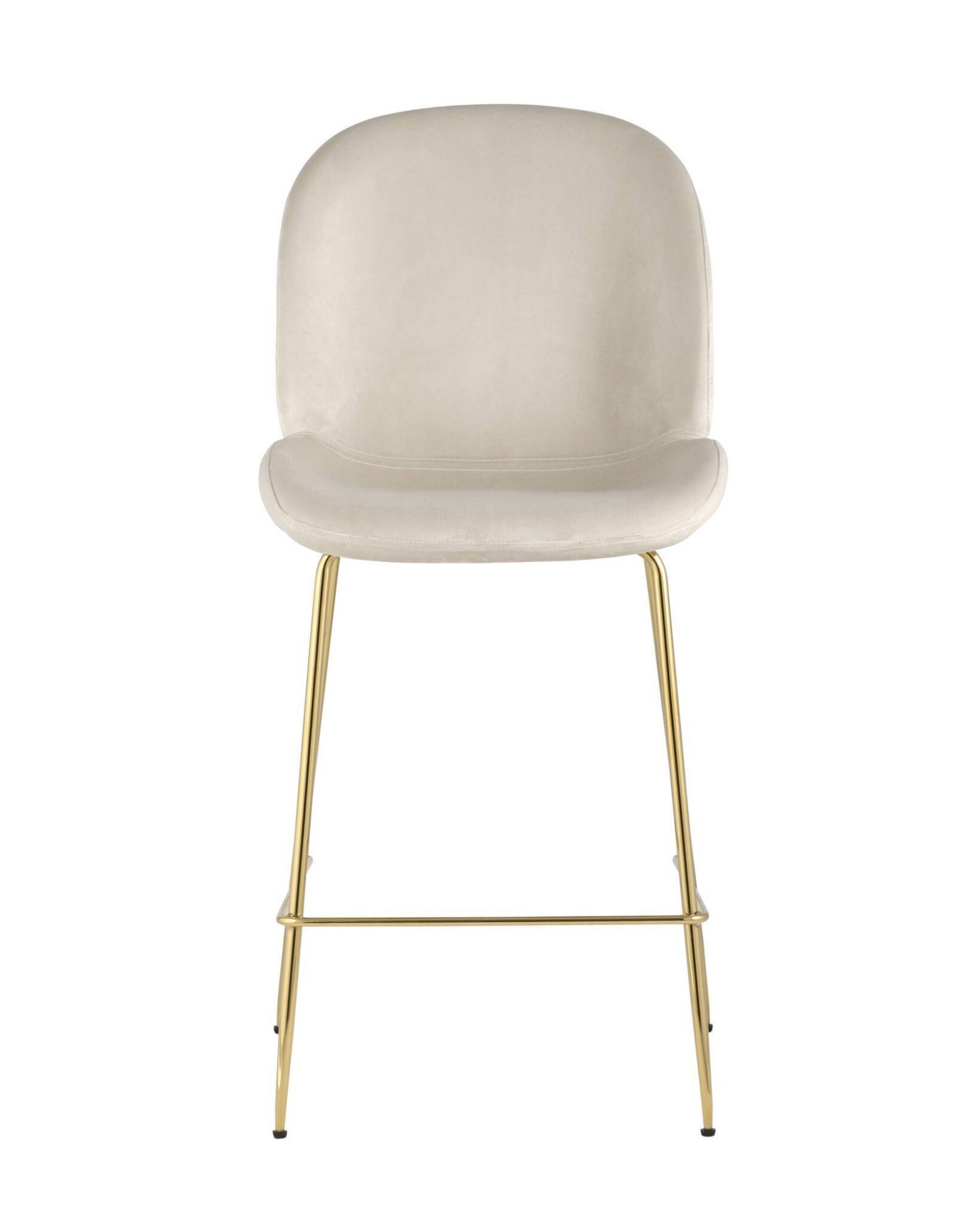 Стул полубарный Beetle со спинкой бежевый Stool Group