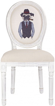 Стул Собака с сигарой Glasar 51-049