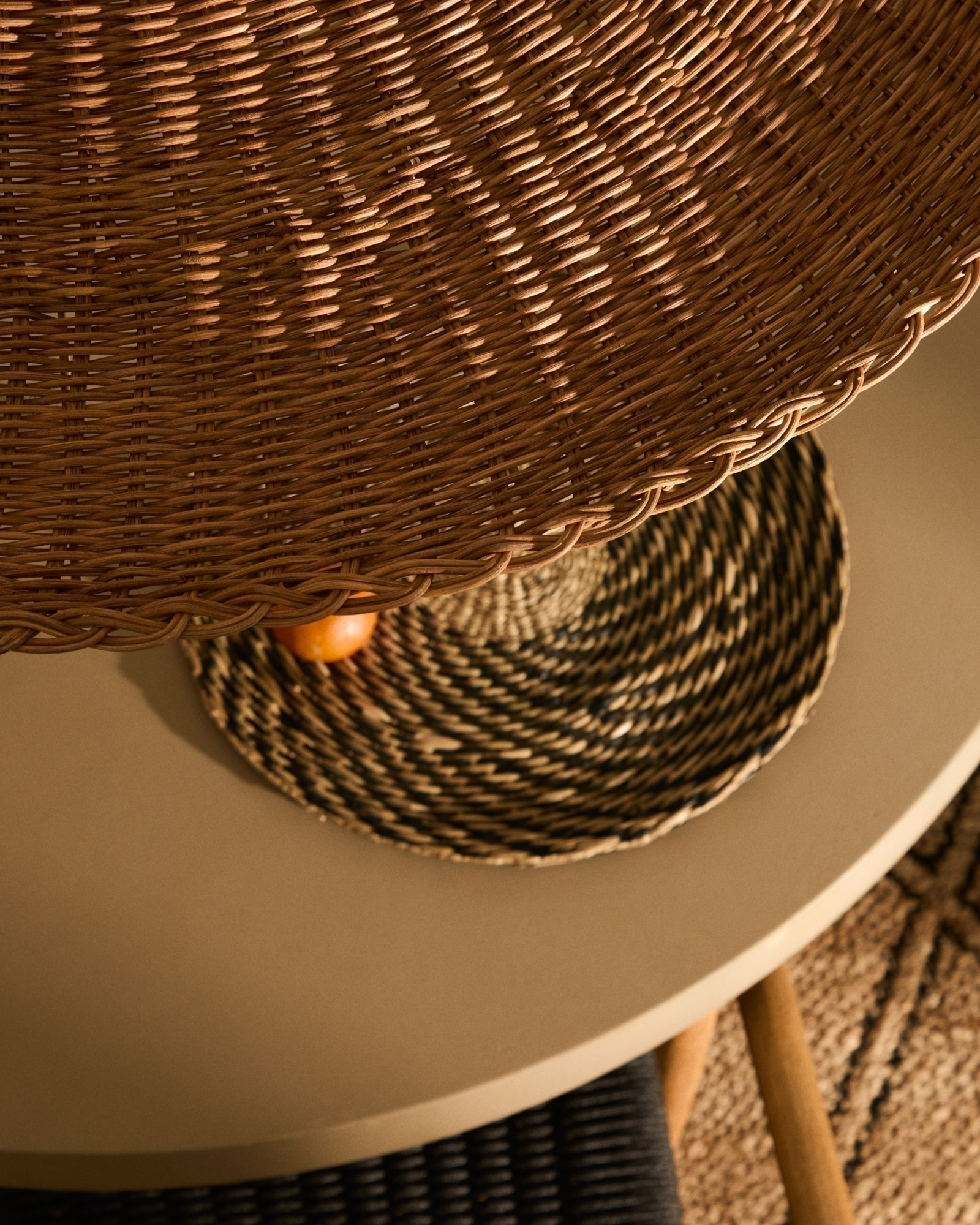 Bladia Абажур из ротанга с натуральной отделкой Ø90 см La Forma (ex Julia Grup)