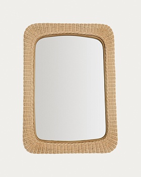 Зеркало из ротанга Zilna 58 x 79 см La Forma (ex Julia Grup)