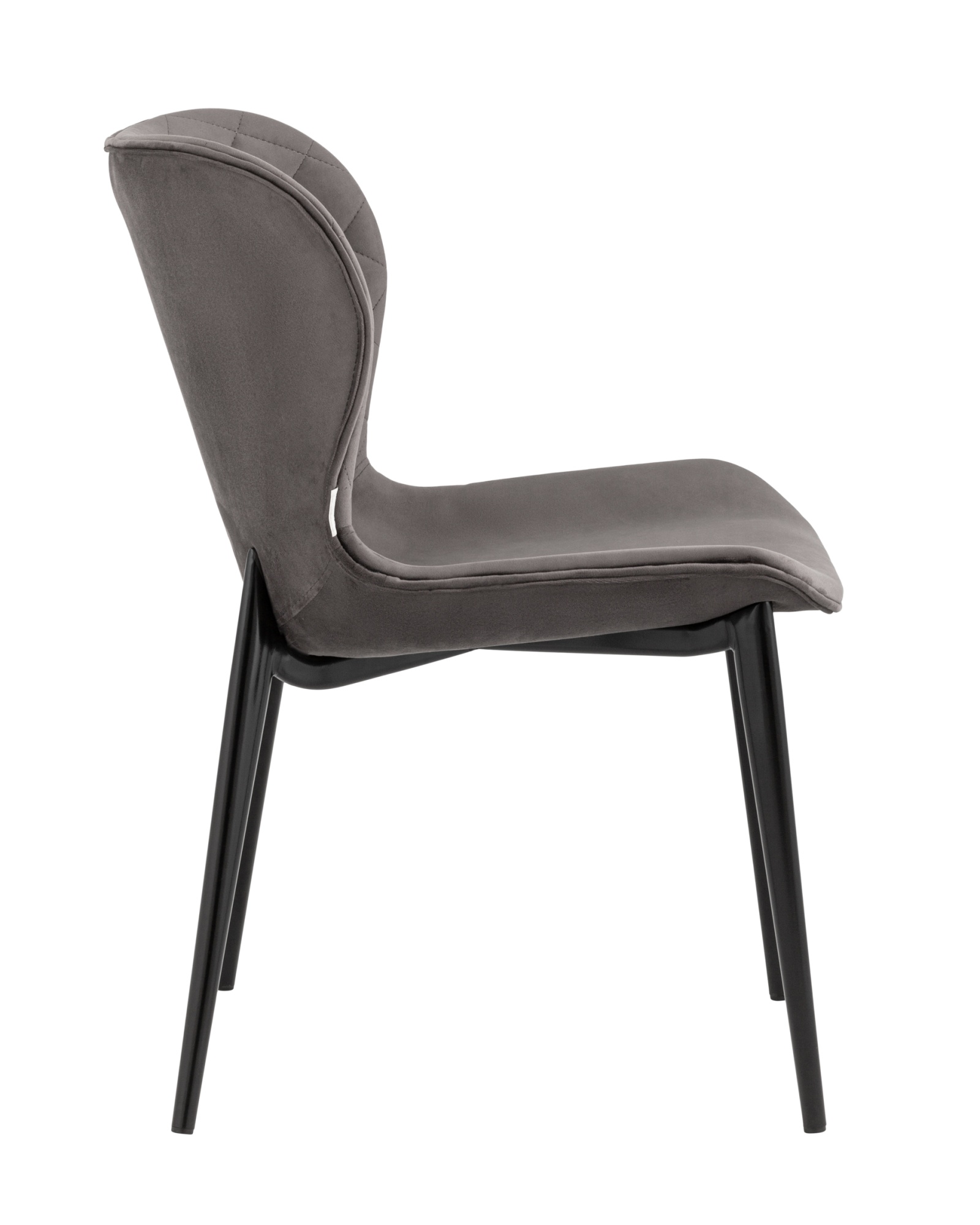 Стул Гамми велюр темно-серый Stool Group