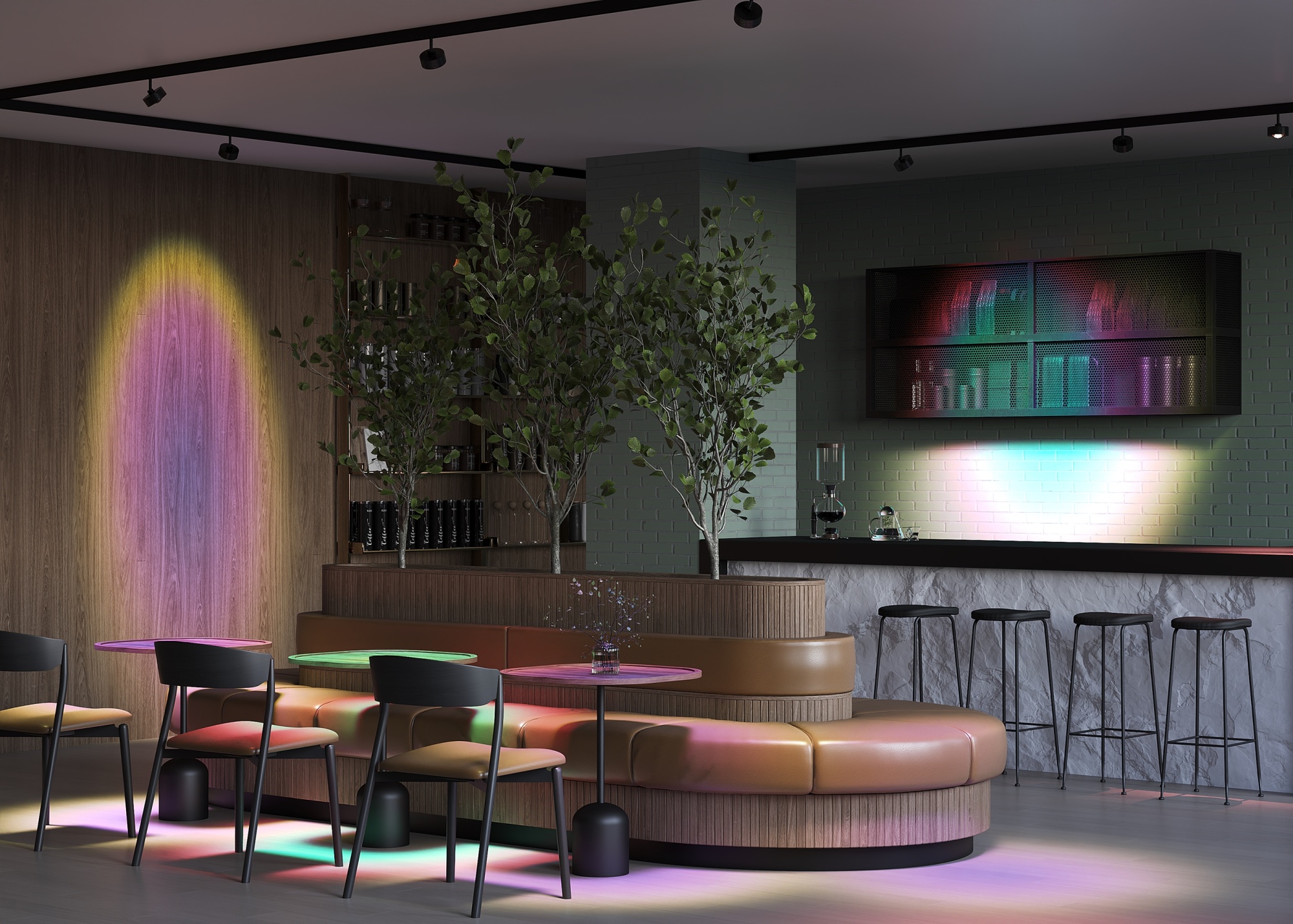 Трековый светильник Technical TR217-2-15W4K-B