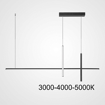 Подвесной светильник SQUIRREL L120 Black Трехцветный свет by ImperiumLoft