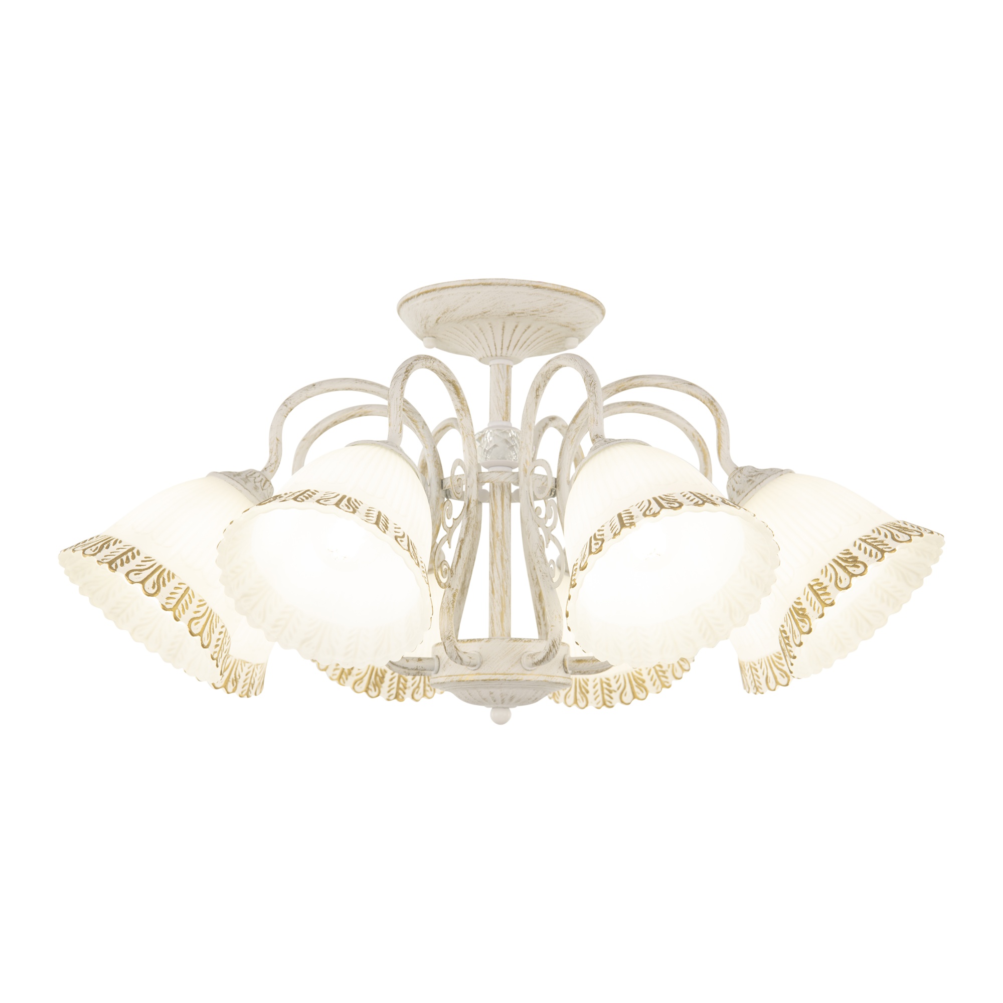 Люстра с плафонами 340800/8 WT+G Arte Milano