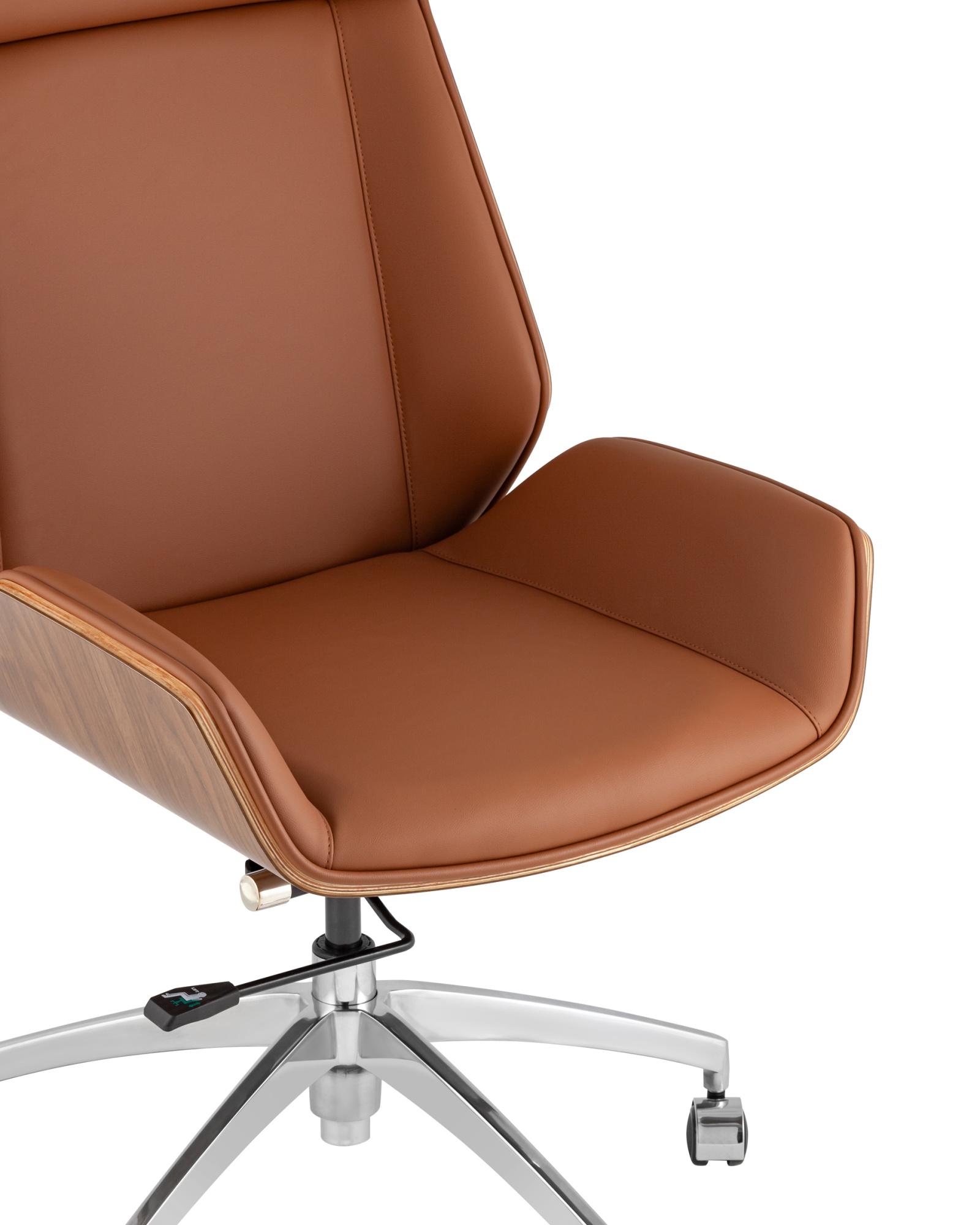 Кресло руководителя TopChairs Crown SN коричневый Stool Group