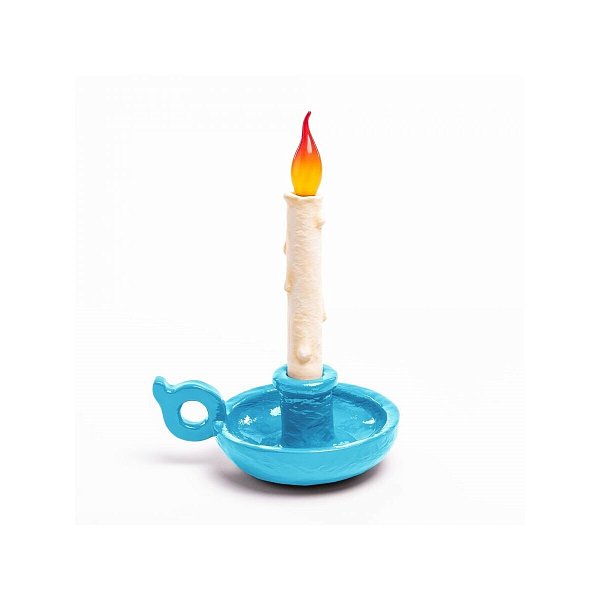 Настольная лампа Seletti Bugia light blue 13115
