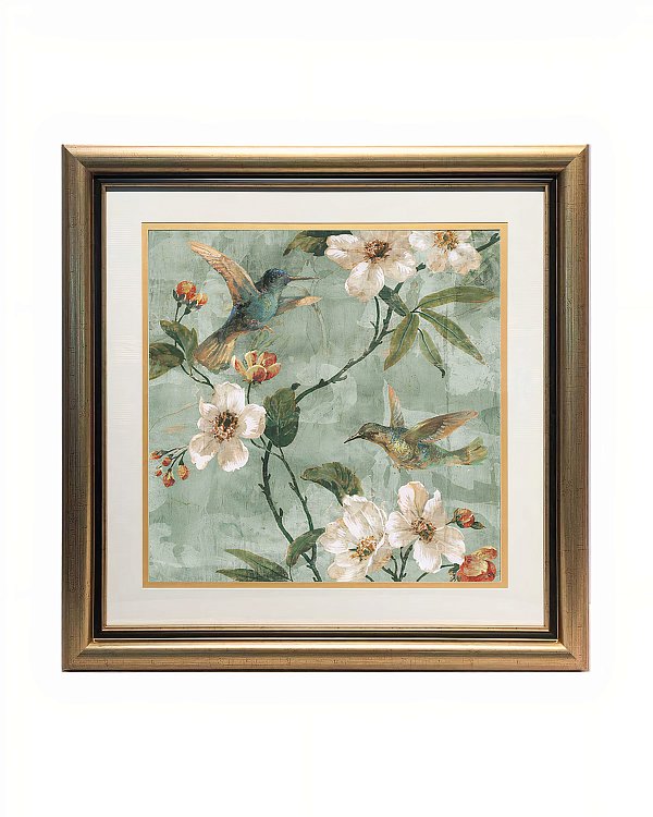 Квадратный постер Birds of a Feather Louvre Home DZ24042203