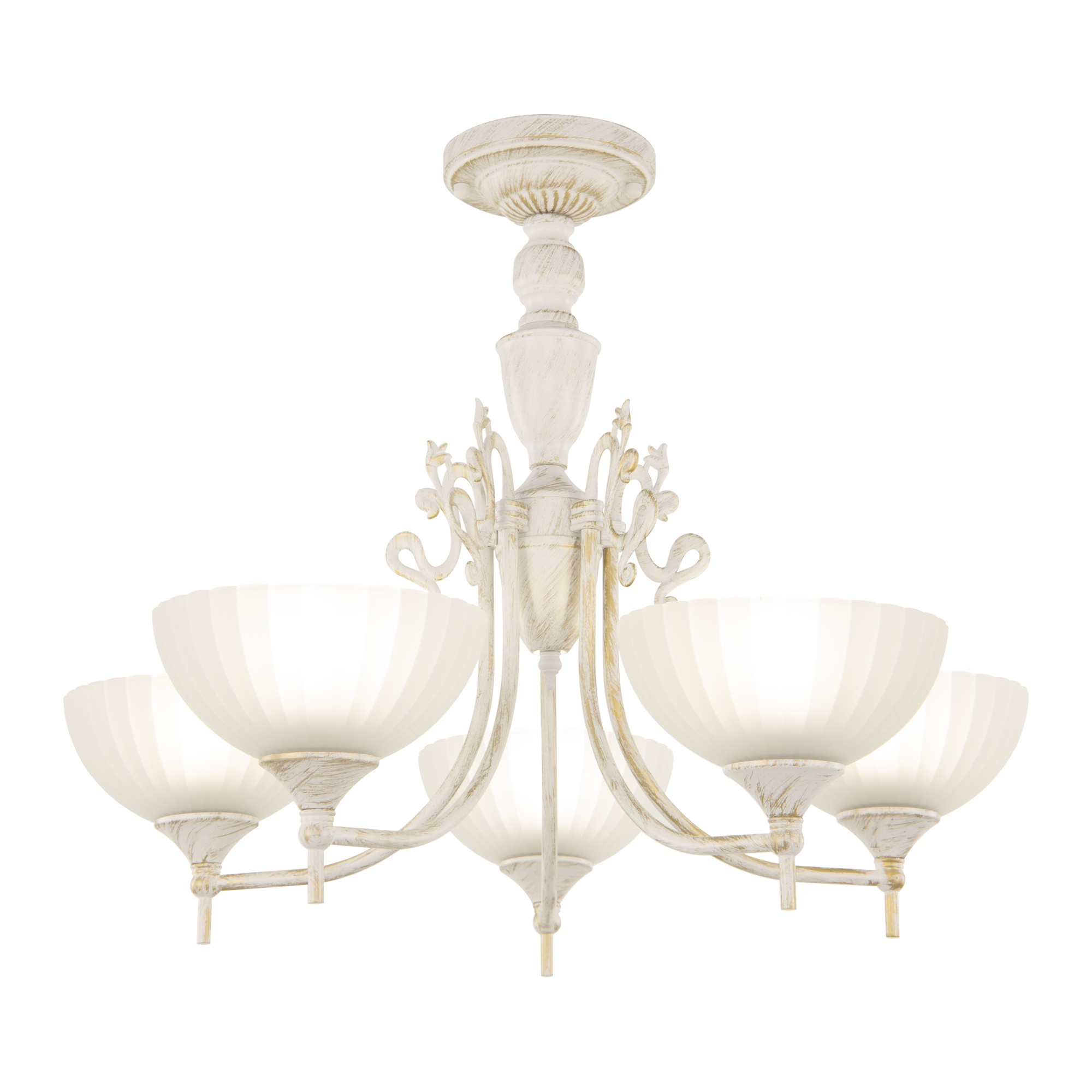 Люстра с плафонами 340049/5 WT+G Arte Milano