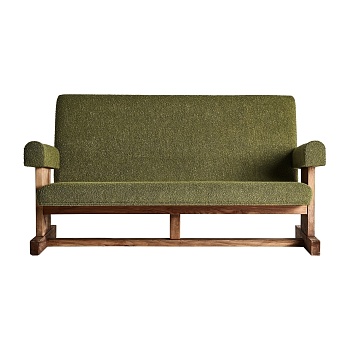 Диван Creusot зеленого цвета Vical