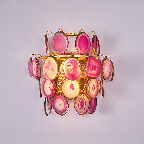 Бра AGATE WALL Pink by ImperiumLoft