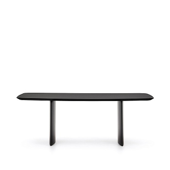Стол из лакированного МДФ Litto черный, 200 x 100 La Forma (ex Julia Grup)