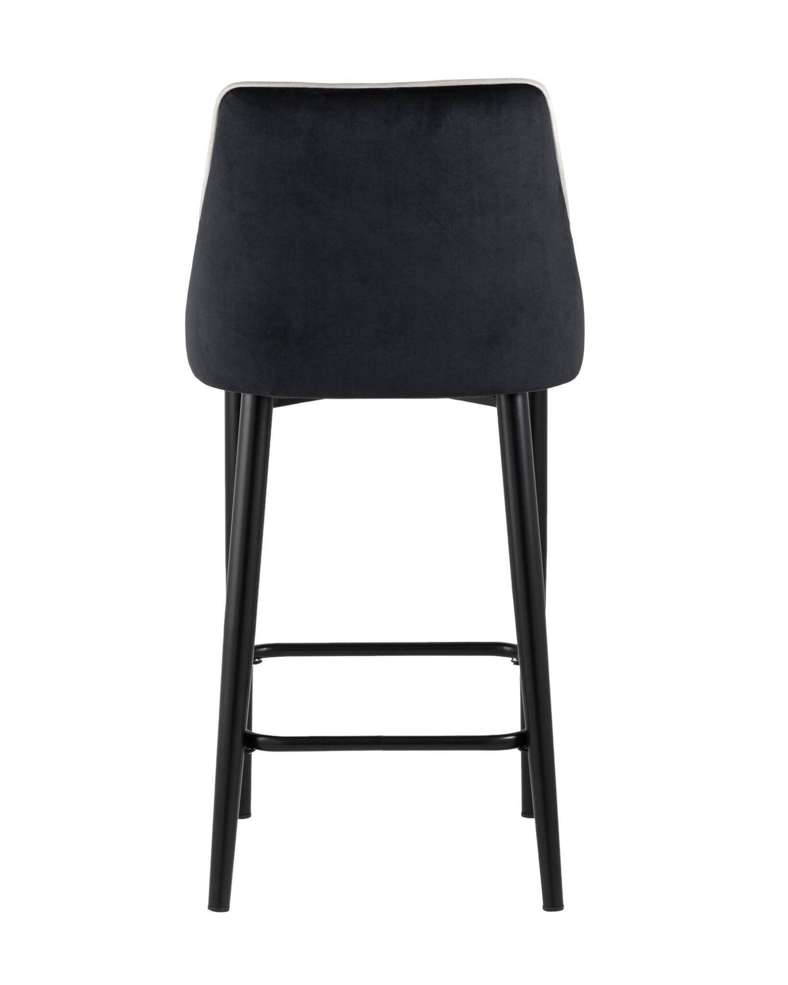 Стул полубарный Коби велюр черный Stool Group