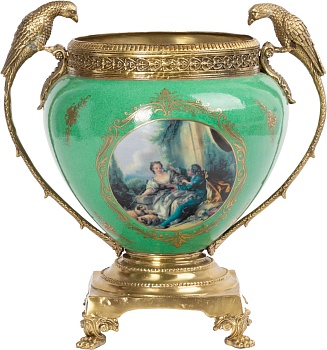 Чаша с птицами Glasar D452C/HG0268