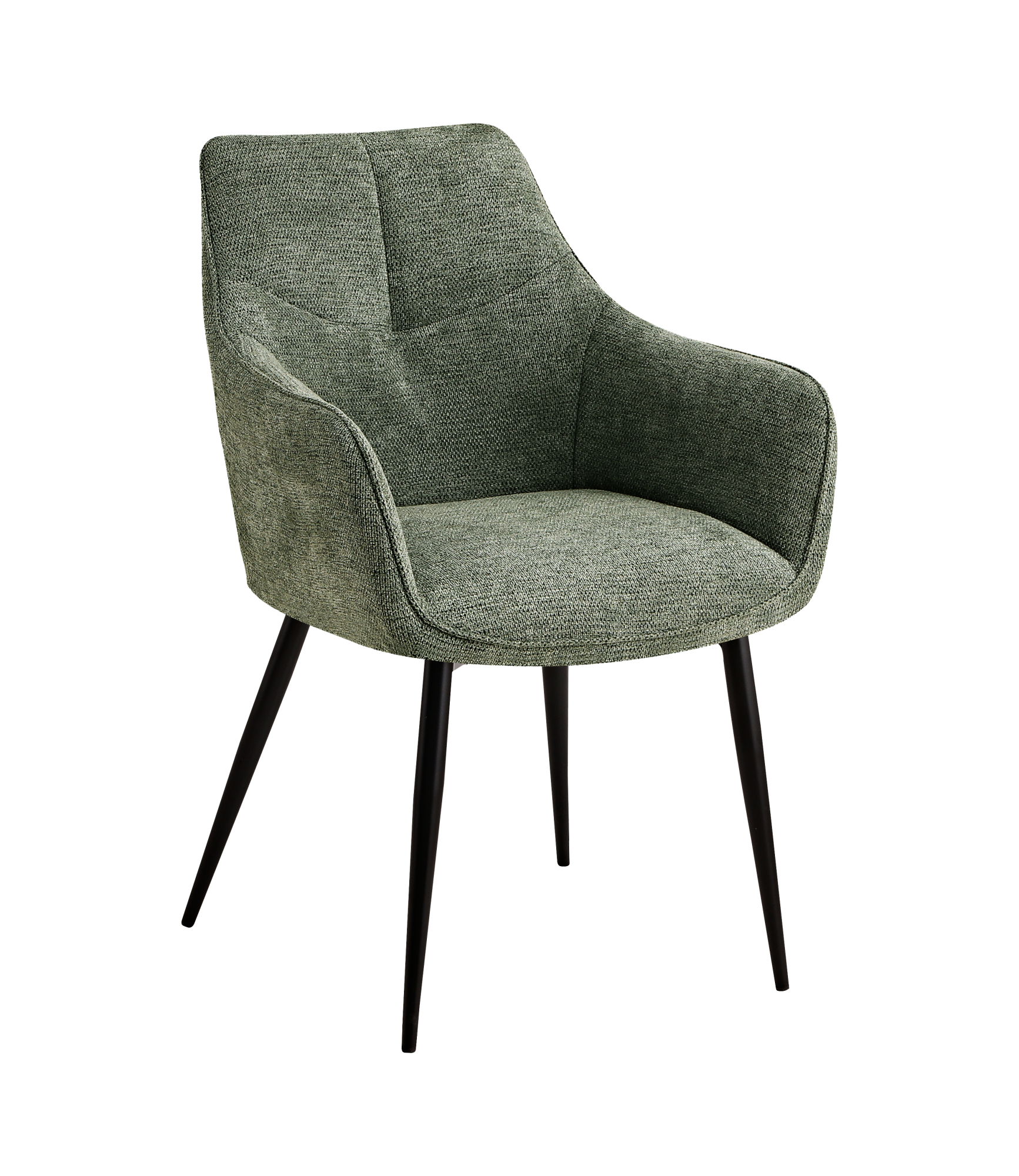 Стул обеденный Lynet рогожка серо-зеленый Stool Group