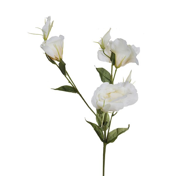 Лизиантус белый искусственный Garda Decor 9F27051-1499