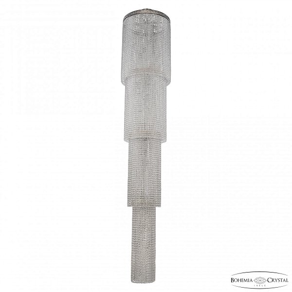 Люстра каскад хрустальная 83311/50IV-250 Ni Bohemia Ivele Crystal