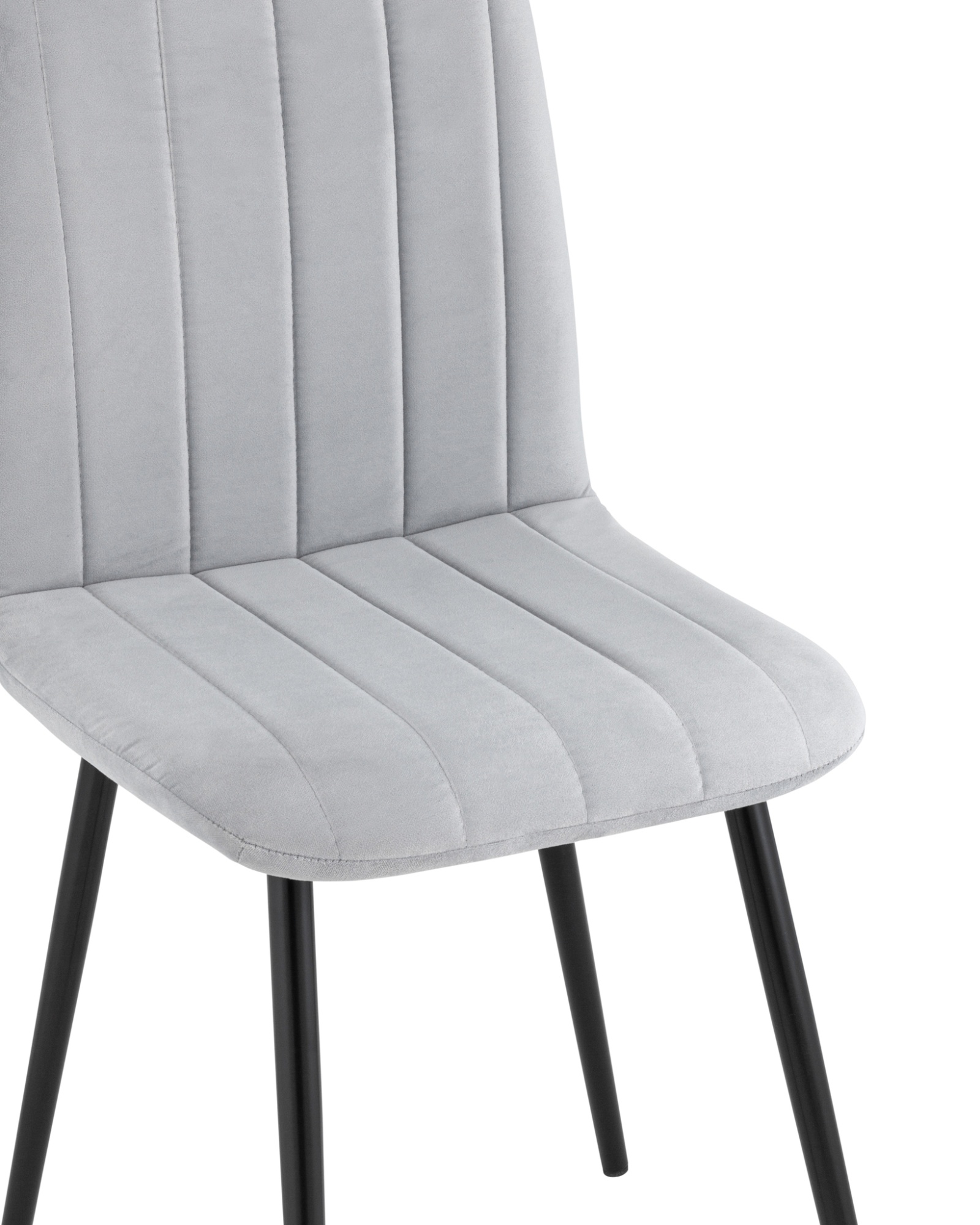 Стул Easy велюр светло-серый Stool Group