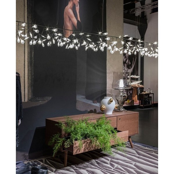Подвесной светильник Moooi Heracleum Endless nickel 10 MTR CABLE