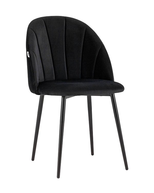 Стул Логан велюр черный Stool Group