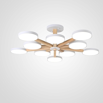 Потолочный светильник TURNA L10 White by ImperiumLoft