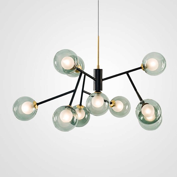 Подвесная люстра PEARL L10 Transparent by ImperiumLoft