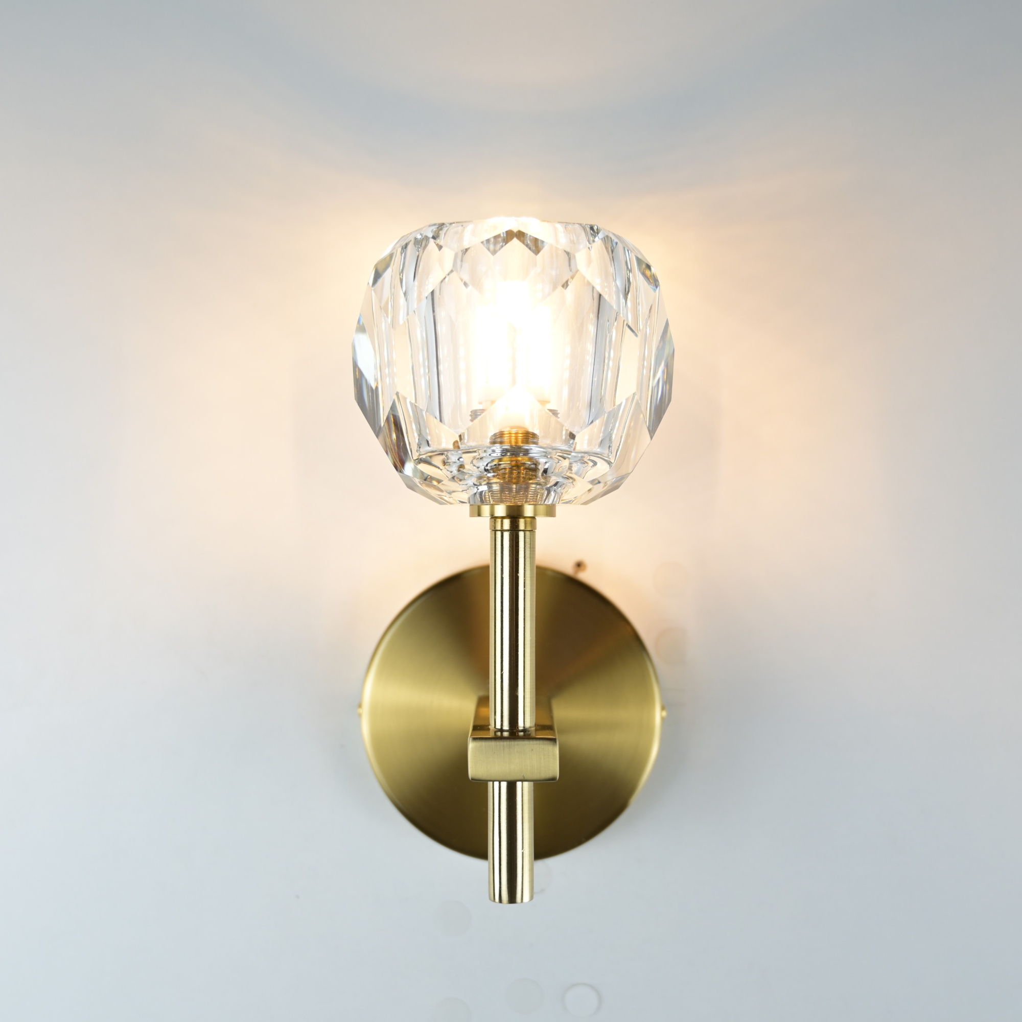 Бра Rh Boule De Cristal Single Sconce Brass By Imperiumloft