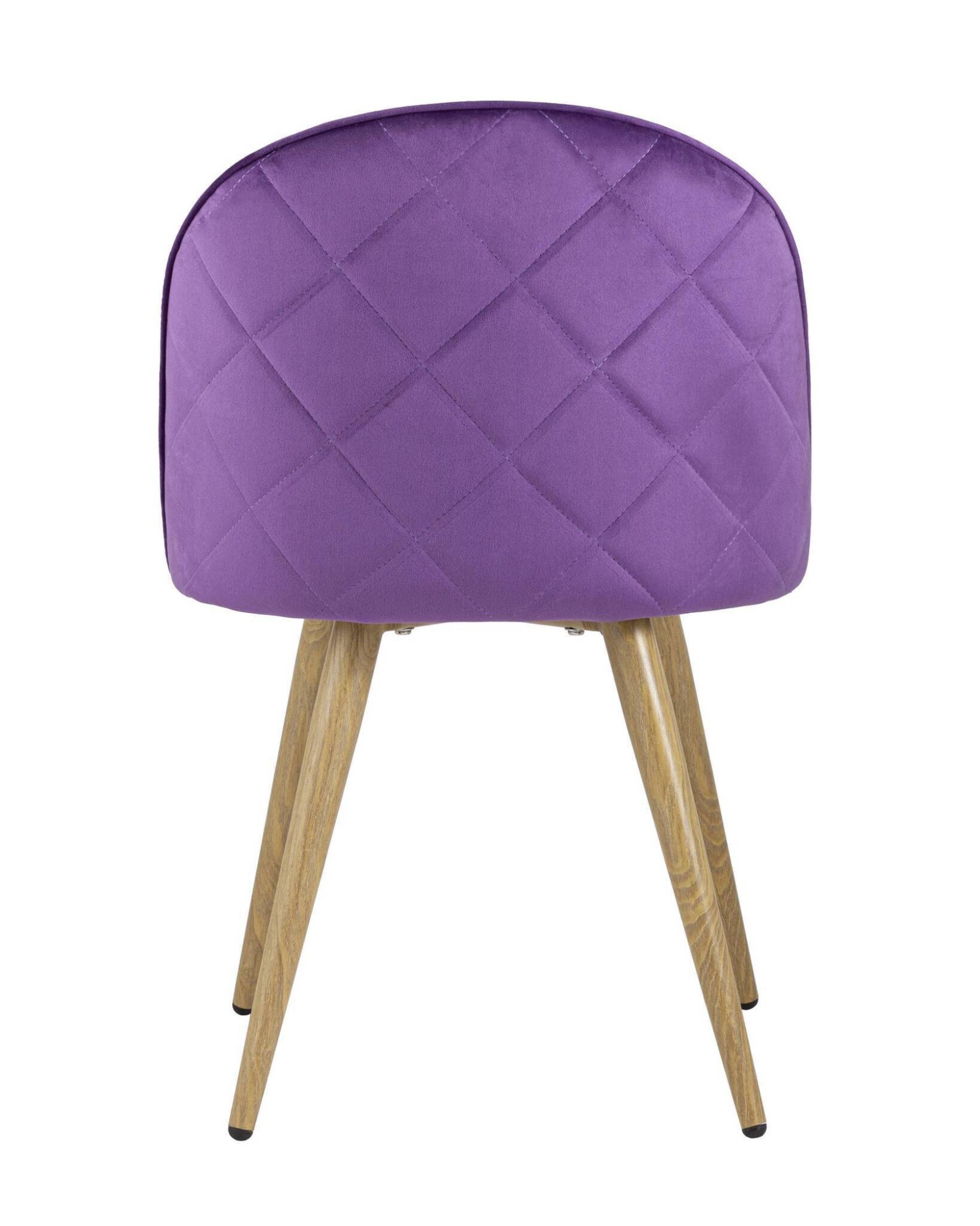 Стул Лион велюр с ромбами лиловый Stool Group