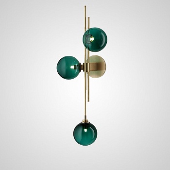 Настенный светильник MOTEL Зеленый by ImperiumLoft