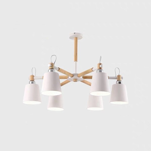 Люстра на штанге VARDA 6 lamps WH by ImperiumLoft