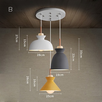 Подвесной светильник OMG TRIO B Round by ImperiumLoft