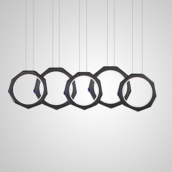 Подвесной светильник NILSIGNE COMBO L123 Black by ImperiumLoft