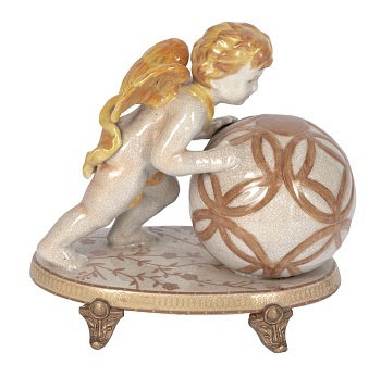 Фигурка Ангел с шаром Glasar F1121HC/X2346