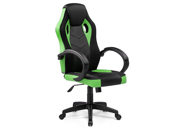 Стул Woodville Kard black / green 15249