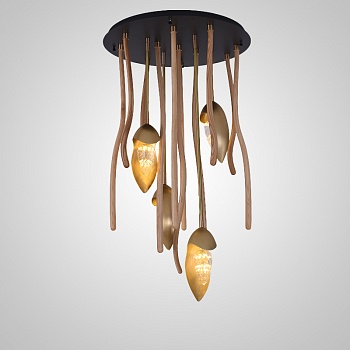 Потолочный светильник TUSKET MORE L4 Light brown by ImperiumLoft