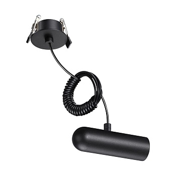 База встраиваемая для ввода питания с заглушкой и проводом-подвесом (длина провода – 2м) Novotech 359384