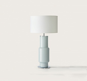 Настольная лампа Noa хромированный металл + белый абажур 801011/41 Aromas del Campo