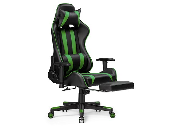 Стул Woodville Corvet black / green 15467
