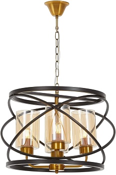 Подвесная люстра Lumina Deco LDP 8004-4 BK+MD