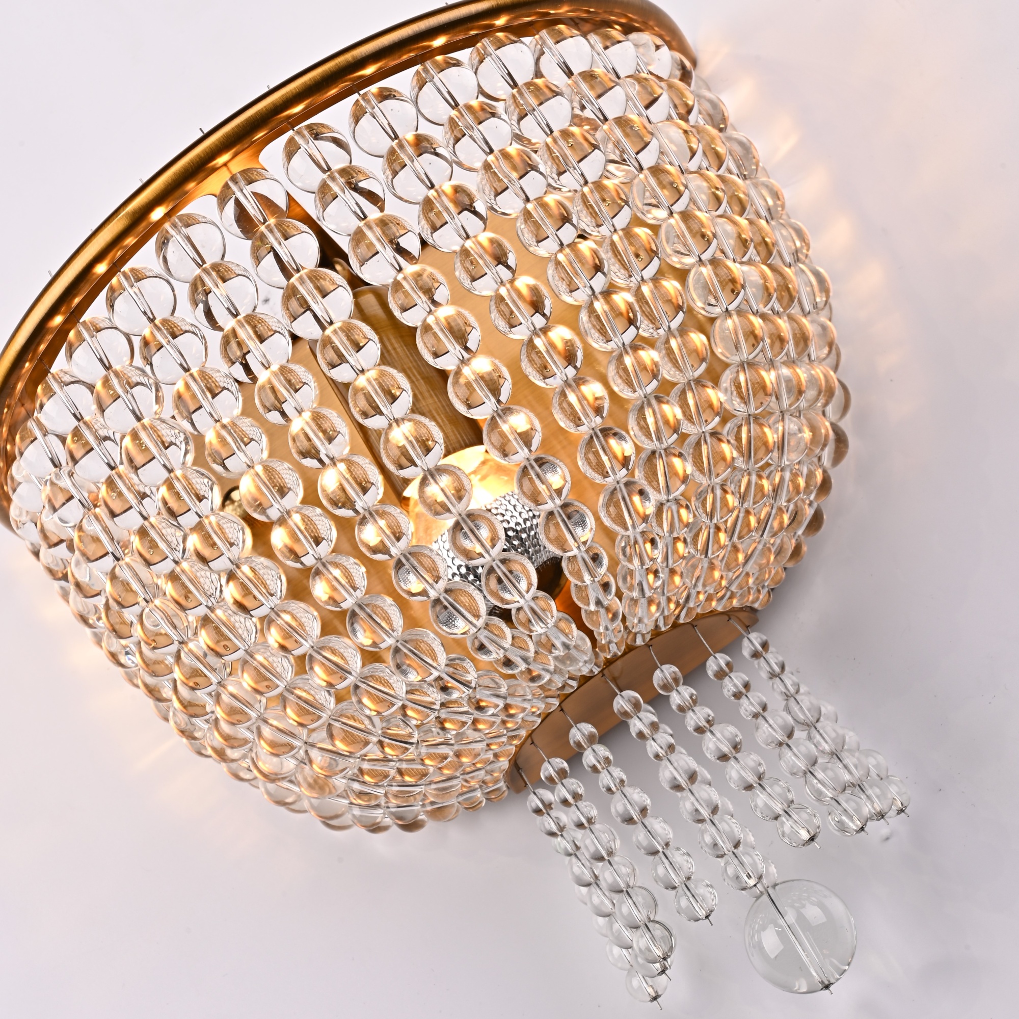 Бра Jacqueline White Sconce Brass By Imperiumloft