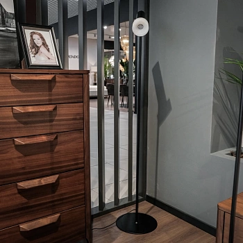 Торшер Focus черный - алебастр Aromas del Campo