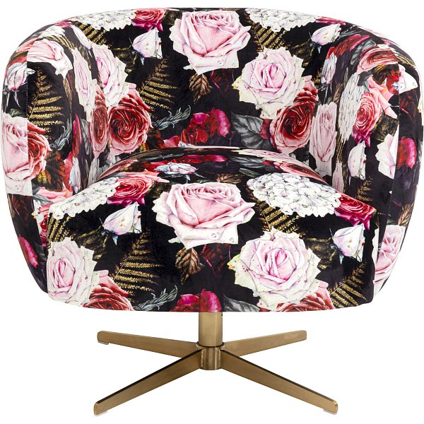 Кресло вращающееся Peony Roses KARE 71057
