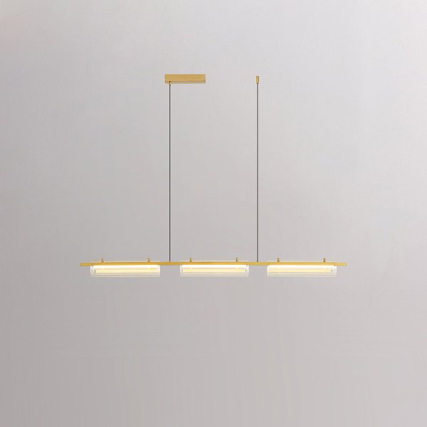 Реечный, рядный светильник SIMER LONG L126 Brass by ImperiumLoft